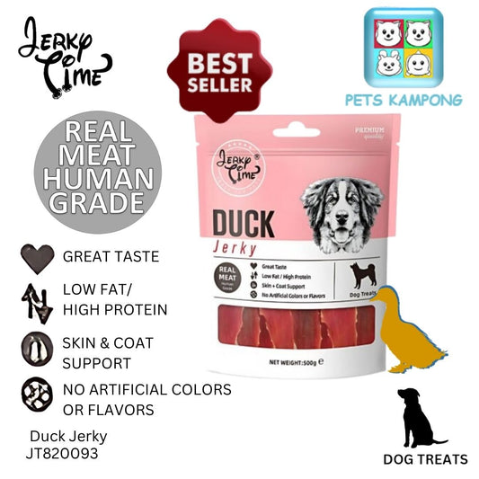 Jerky Time Dried Duck Jerky for Dogs 500g (JT820093)