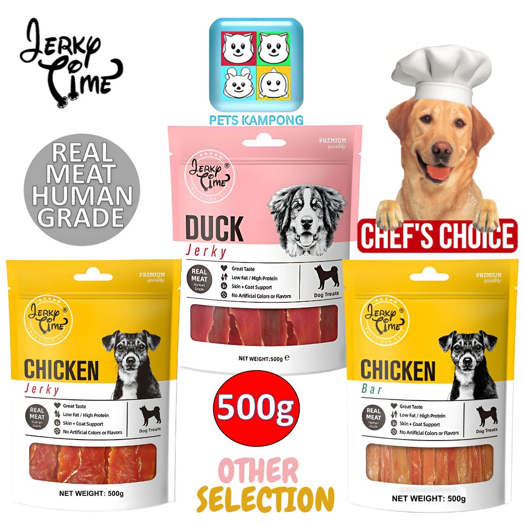 Jerky Time Chicken Jerky Bar for Dogs 500g (JT810506)