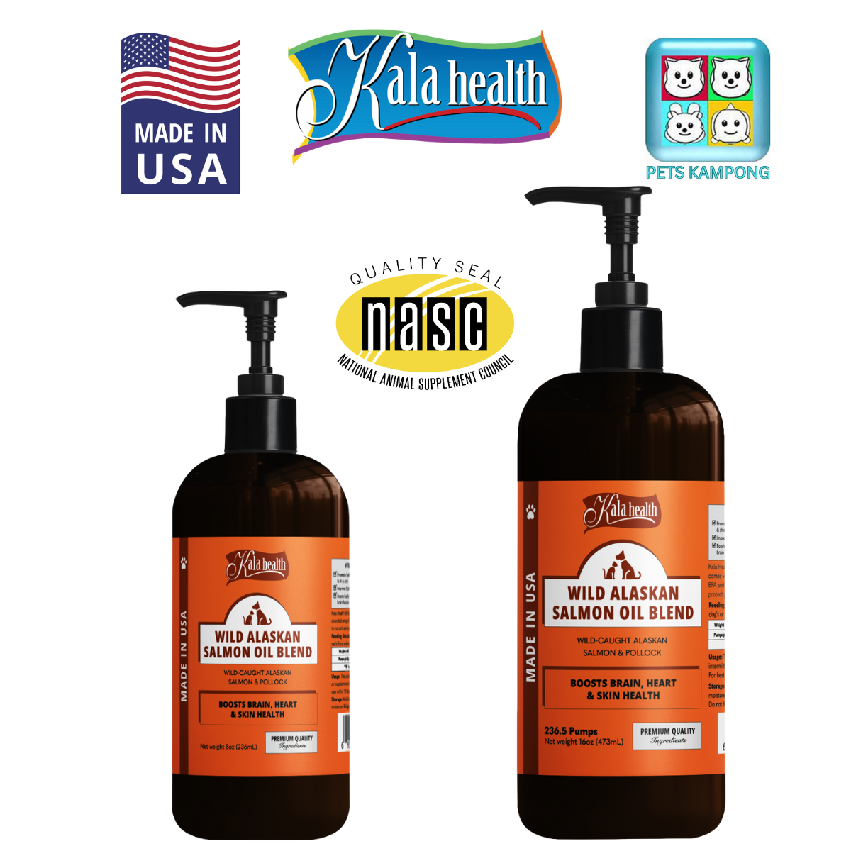 Kala Health Wild Alaskan Salmon Blend Oil