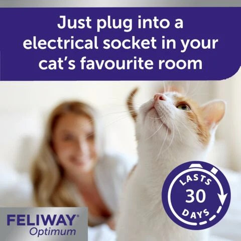 FELIWAY Optimum Plug-In Diffuser Starter Kit (48 ml)