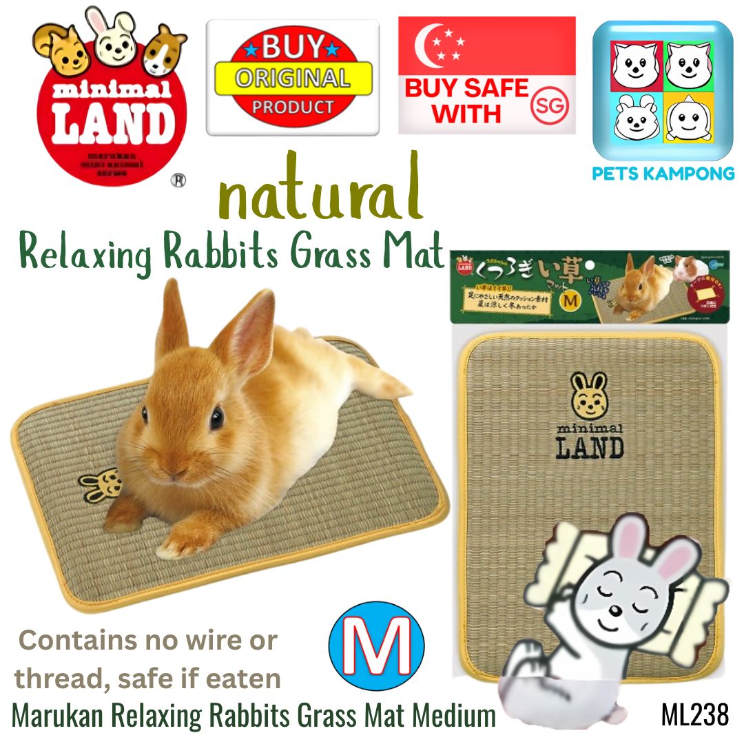 Marukan Relaxing Rabbits Grass Mat Medium (ML238)