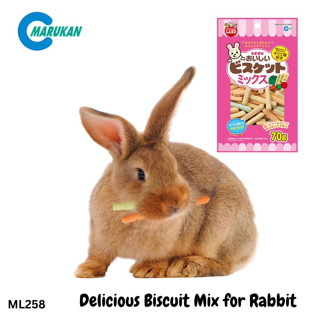 Marukan Mixed Veg Biscuit for Rabbits 70g(ML258)