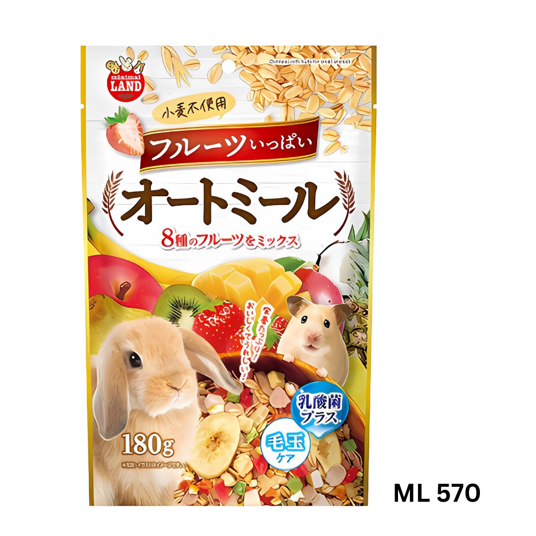 Marukan Oatmeal with Fruit for Small Animals 180g(ML570)