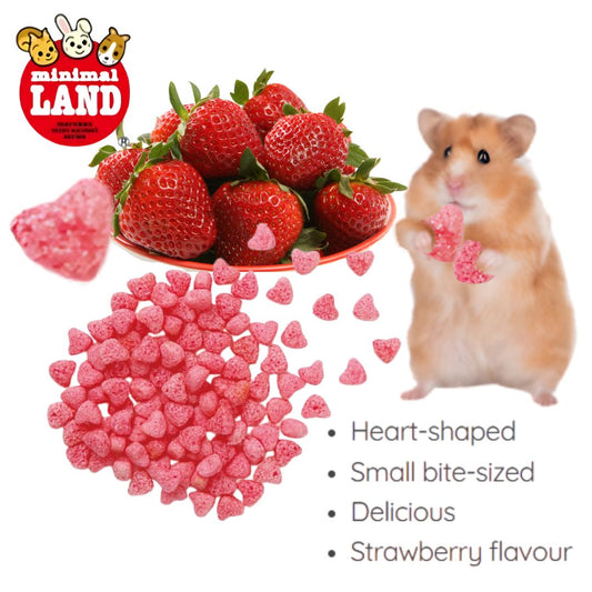 MR987 Marukan Heart Shape Puff for Hamster 30g