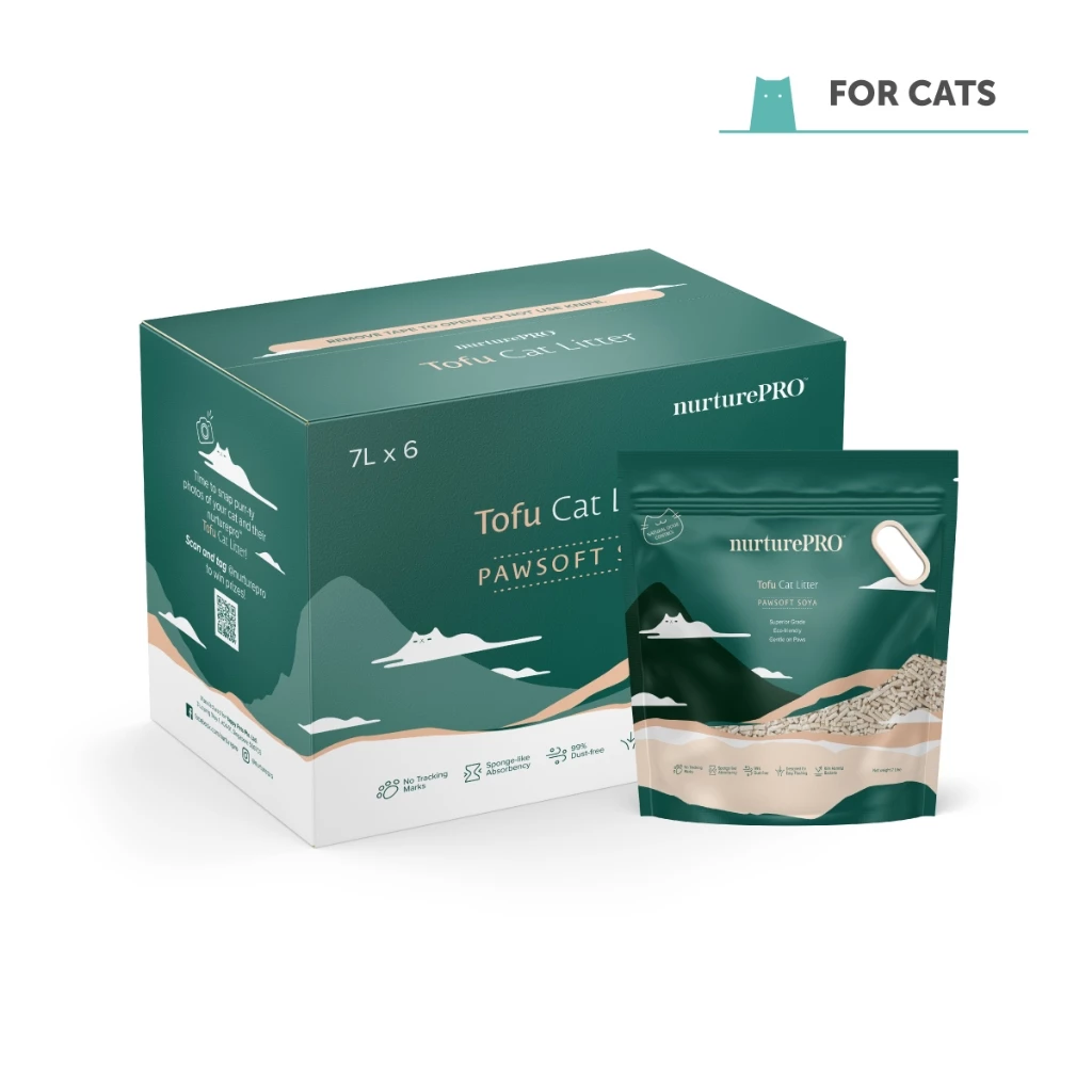 Nurture Pro Cat Tofu Litter Original 6 L x 6 Bags