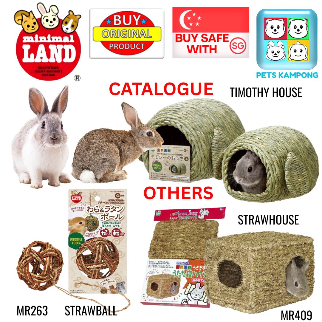Marukan Natural Straw House for Rabbits (MR409)