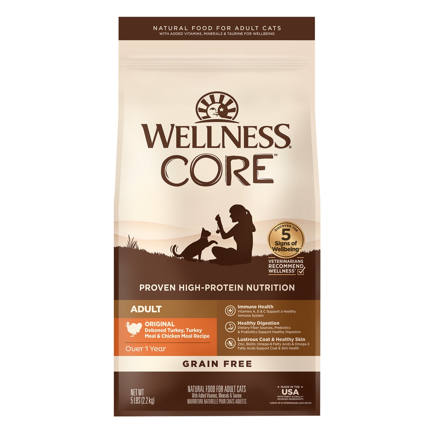 Wellness Cat Core Grain Free Original 5lbs & 11lbs