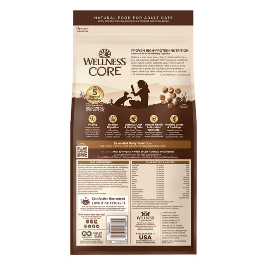 Wellness Cat Core Grain Free Original 5lbs & 11lbs