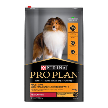PURINA PRO PLAN Dog Dry Food Essential Health Adult Medium