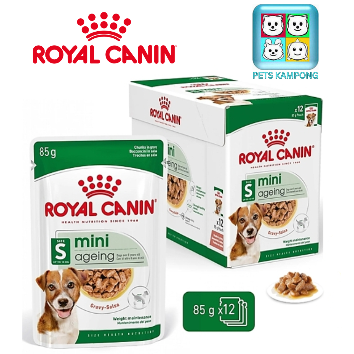 Royal Canin Mini Ageing Pouch 85g x 12
