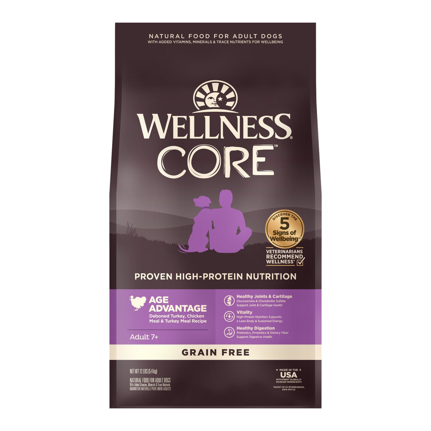 Wellness Core Grain Free Senior - Available in 4lbs, 12lbs & 24lbs
