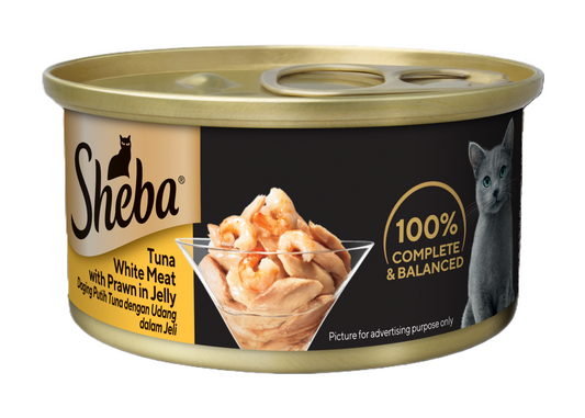 Sheba Tuna White Meat with Prawn in Jelly [85g x 24]