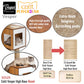 Catit Vesper Cat Furniture V-High Base Giant, Walnut (52125) NEW