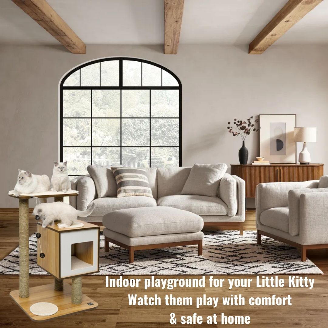 Catit Vesper Cat Furniture V-High Base, Black (52046) NEW