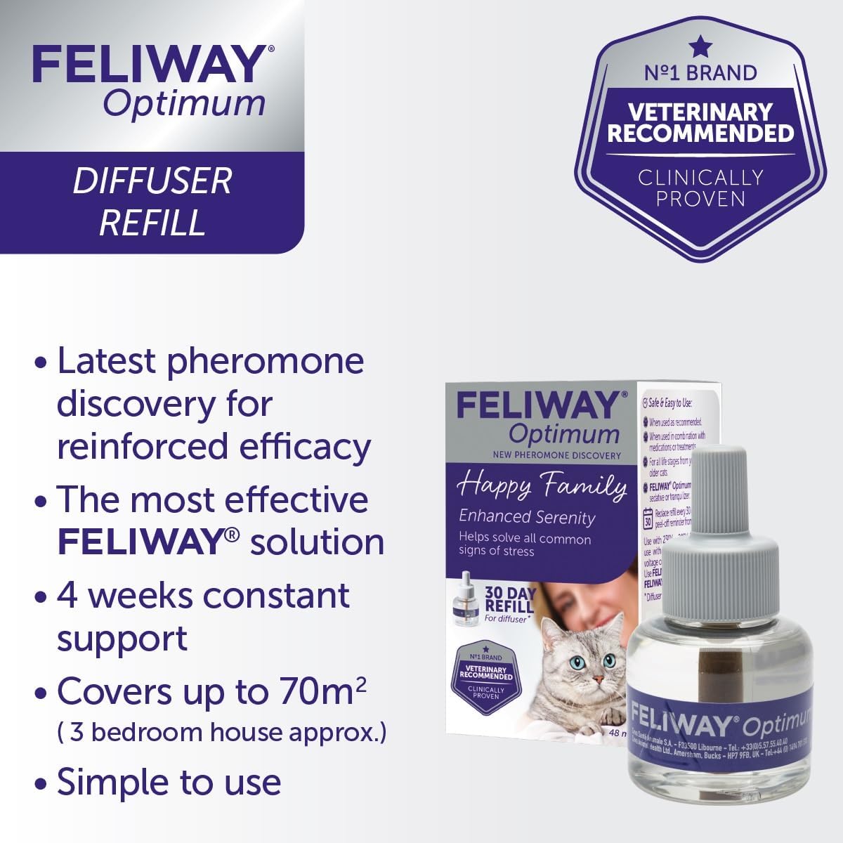 FELIWAY Optimum Refill 48 ml (Enhanced Serenity)
