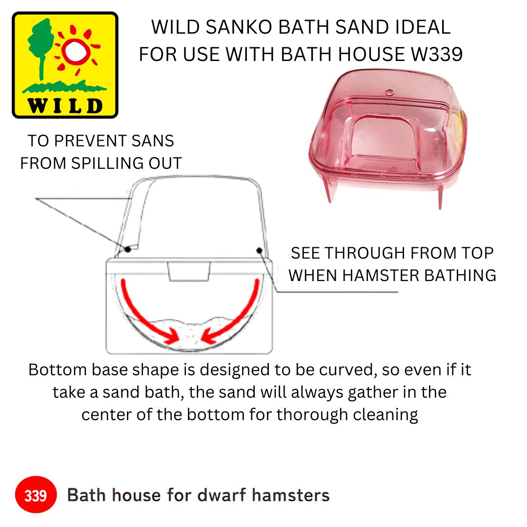 Wild Hamster Bath Sand 1kg [WD338]