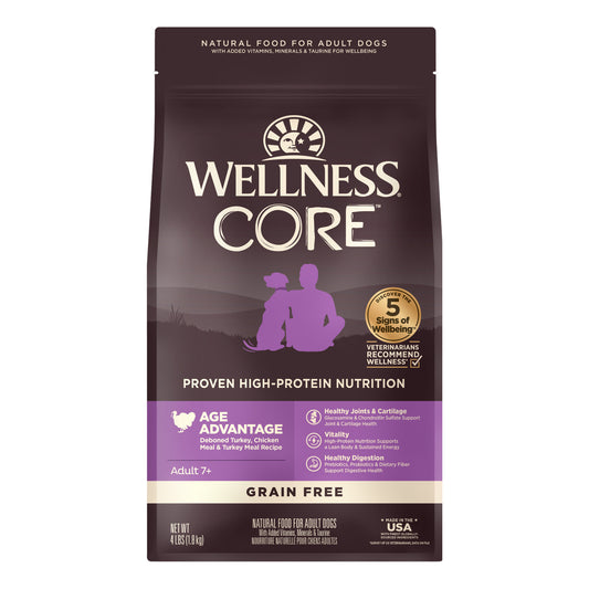 Wellness Core Grain Free Senior - Available in 4lbs, 12lbs & 24lbs