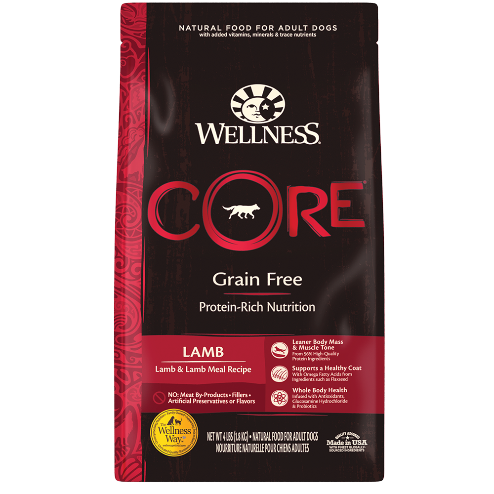 Wellness Core Grain Free Lamb - Available In 4lbs & 22lbs