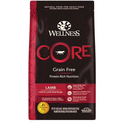 Wellness Core Grain Free Lamb - Available In 4lbs & 22lbs