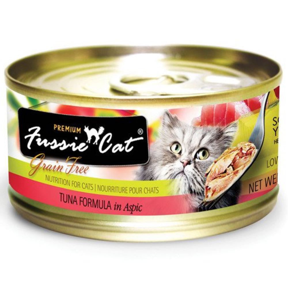 Fussie Cat Canned Premium Tuna In Aspic [80g X 24cans]