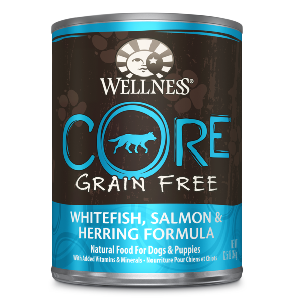 Wellness Dog Core Canned Whitefish, Salmon & Herring 354g