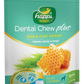 Happi Doggy Dental Chew Care Skin & Coat Support With Fennel Grass & Honey - Regular 4" 150g