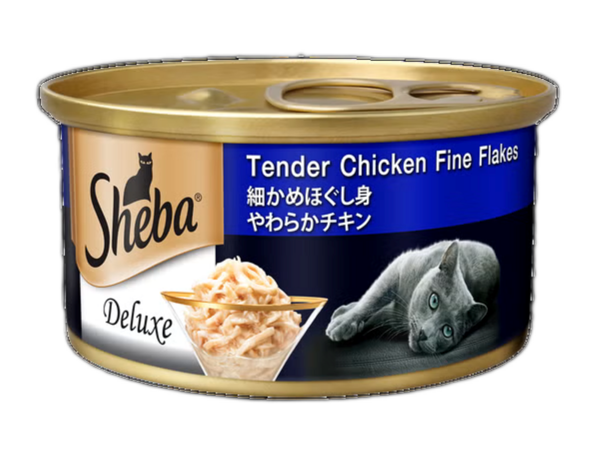 Sheba Deluxe Tender Chicken Fine Flakes [85g x 24]