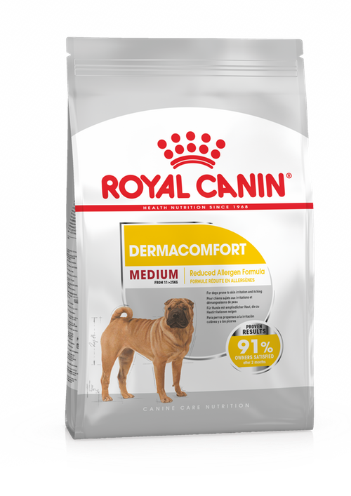 Royal Canin - Canine Medium DermaComfort - Availalble in 3kg & 10kg