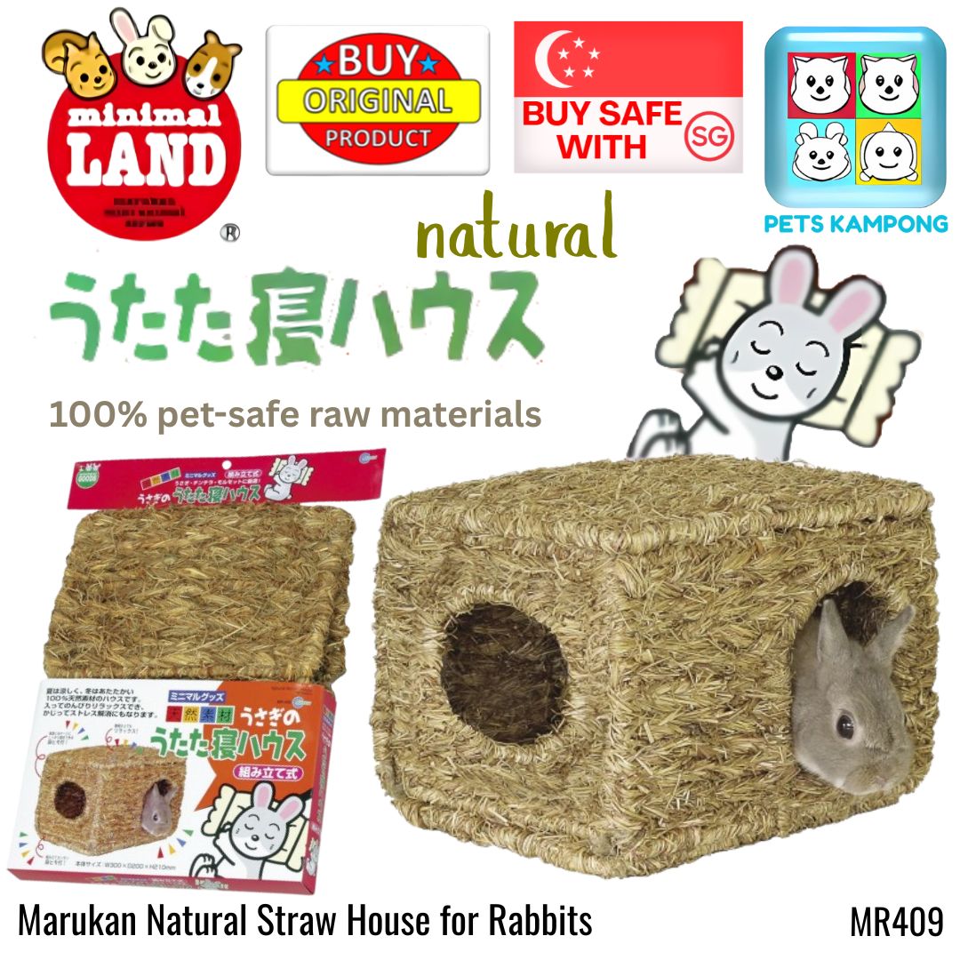 Marukan Natural Straw House for Rabbits (MR409)