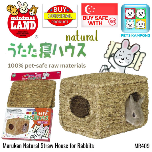 Marukan Natural Straw House for Rabbits (MR409)