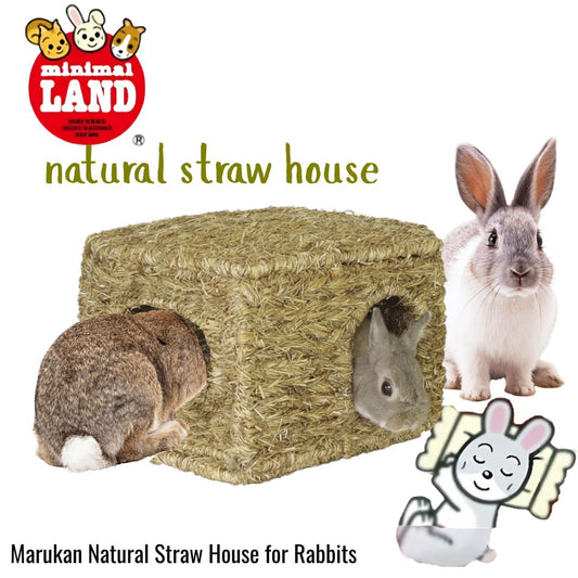 Marukan Natural Straw House for Rabbits (MR409)