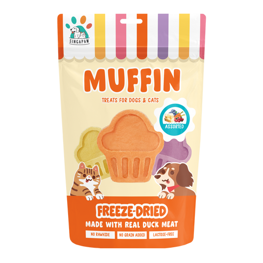 Singapaw Dogs & Cats Treats Freeze Dried Muffin