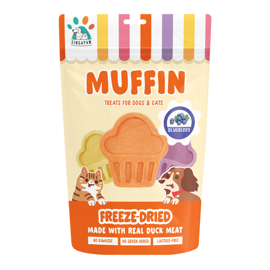 Singapaw Dogs & Cats Treats Freeze Dried Muffin