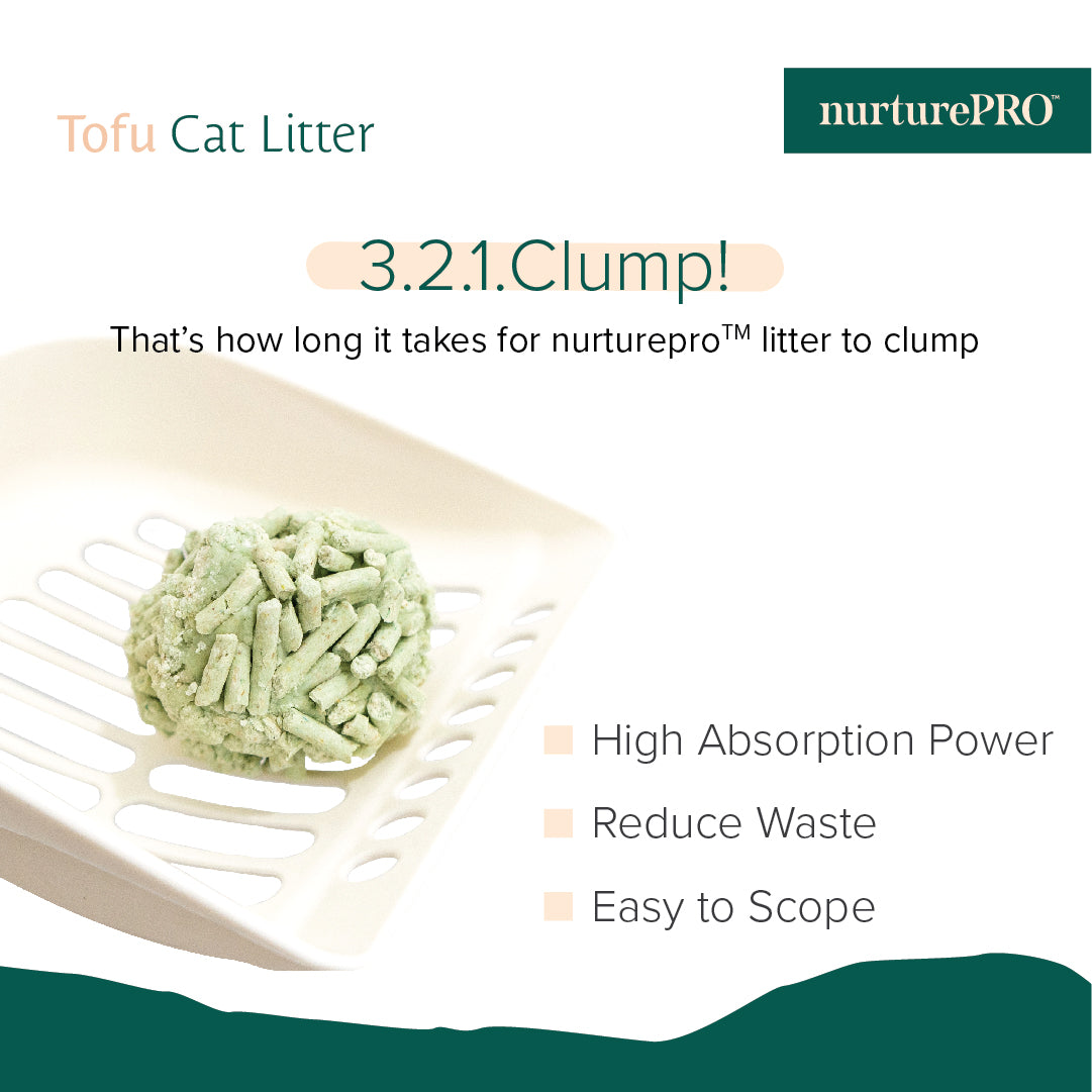 Nurture Pro Cat Tofu Litter Green Tea 6 L x 6 Bags