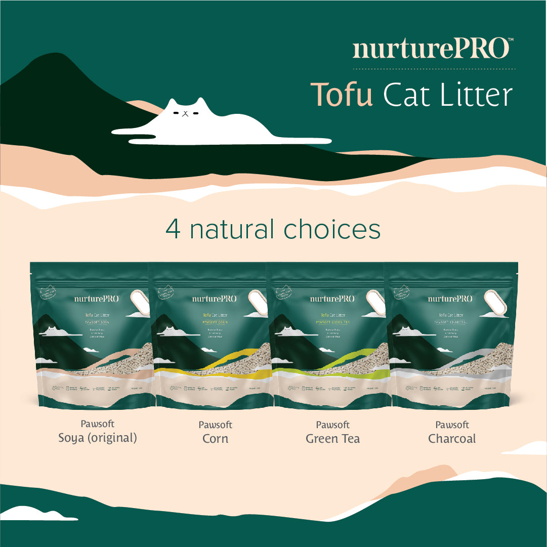 Nurture Pro Cat Tofu Litter Green Tea 6 L x 6 Bags