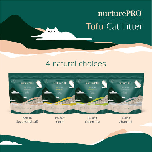 Nurture Pro Cat Tofu Litter Green Tea 6 L x 6 Bags