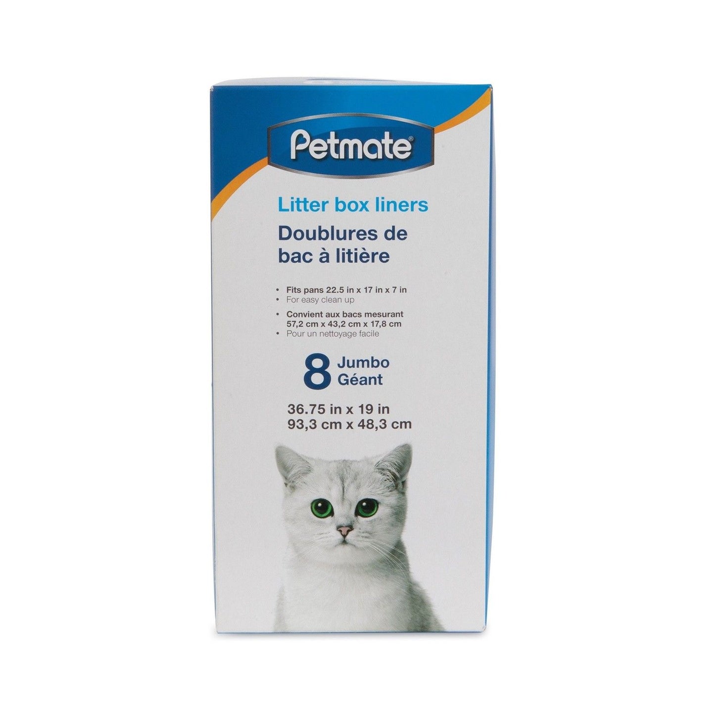 Petmate Cat Litter Box Liner 8 Jumbo