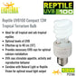 Exo Terra Reptile UVB100 Tropical Terrarium Bulb 13w (PT2186)