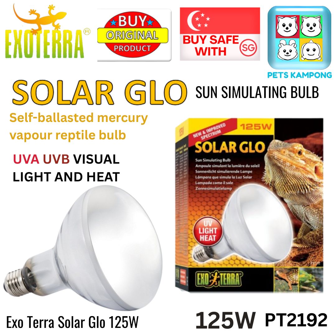 Exo Terra Solar Glo Sun Simulating Lamp 125w (PT2192)