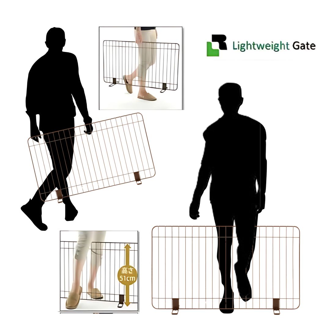 Richell Stand Simple Pet Gate 90 (585412)
