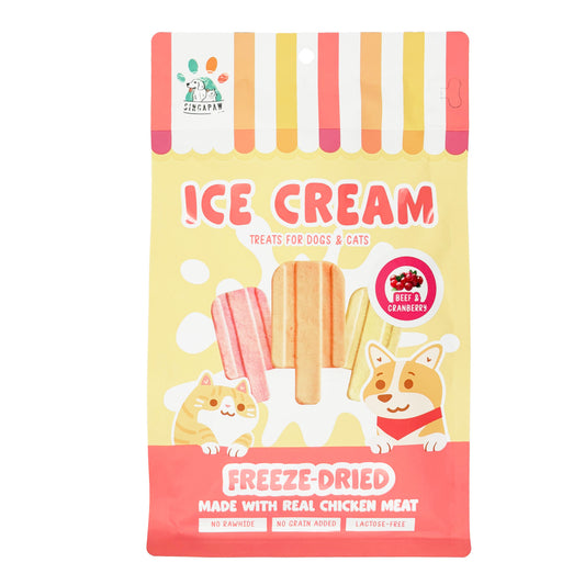 Singapaw Dogs & Cats Treats Freeze-Dried Ice Cream