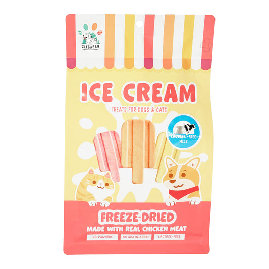 Singapaw Dogs & Cats Treats Freeze-Dried Ice Cream