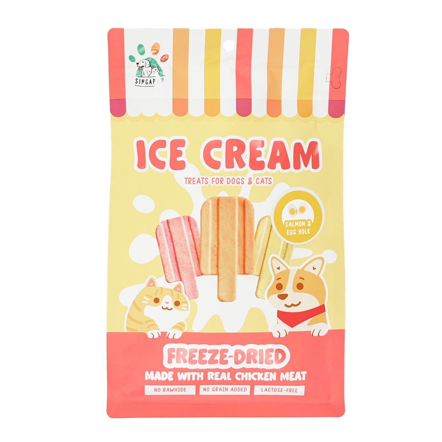 Singapaw Dogs & Cats Treats Freeze-Dried Ice Cream