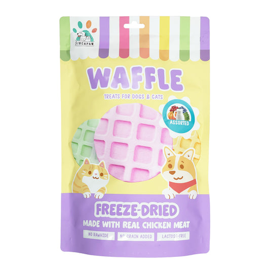 Singapaw Dogs & Cats Treats Freeze-Dried Waffle