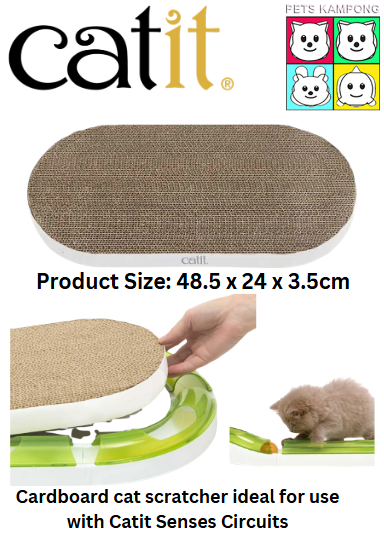 Catit 43170 Senses 2.0 Oval Scratcher