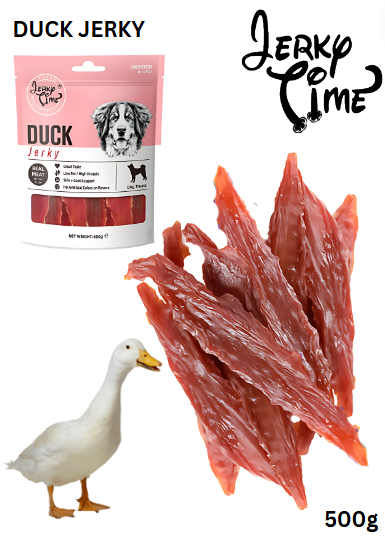 Jerky Time Dried Duck Jerky for Dogs 500g (JT820093)