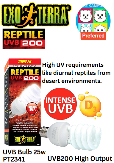 Exo Terra Uvb200 Exo Terra Repti Glo 10.0 Wüsten-Terrarienlampe – 40W, 120cm (UVB-Licht Für Wüstenreptilien) Terrarium Exo Terra