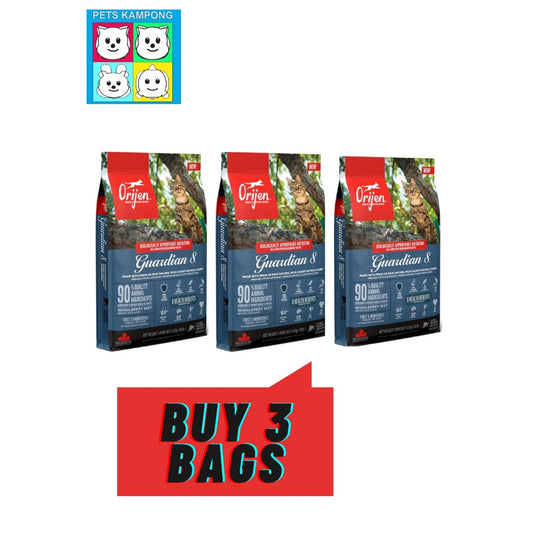 Orijen Guardian 8 Triple Play 4.5kg x 3 bags