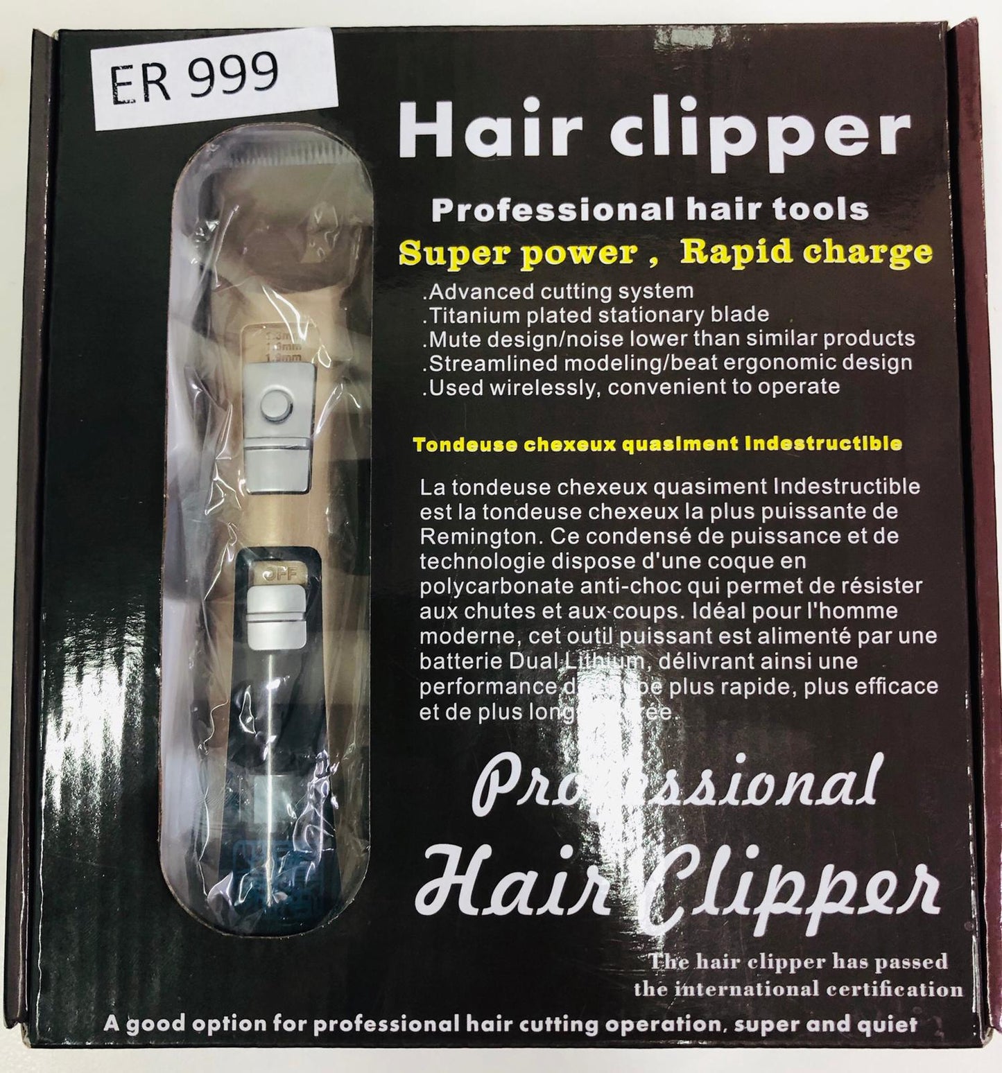 Noble Advance Professional Hair Clipper (ER999)