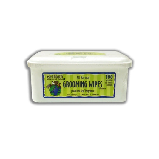 Earthbath Wipes Green Tea Leaf - 100 pieces